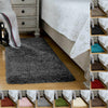 Non Slip Fluffy Shaggy Bedroom Rugs Runners Floor Bedside Carpet Mats
