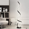 Curved Tall LED Floor Lamp Reading Standing Lamp Cool White LED Living Room Lamp