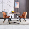 2 4 6 Dining Chairs Velvet Padded Seat Metal Legs Kitchen Dining Room
