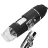 1600X LED Microscope Digital Microscope Camera HD Handheld Microscope w/ Bracket