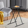 Collapsible Small Sofa Side Table Coffee Snack End Table Beside Table Folding