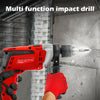 850w Electric Impact Hammer Drill Variable Speed -Wood /Concrete/ & Bit Set