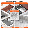 30" Top Mount Farmhouse Kitchen Sink Single Bowl Basin 304 Stainless Steel