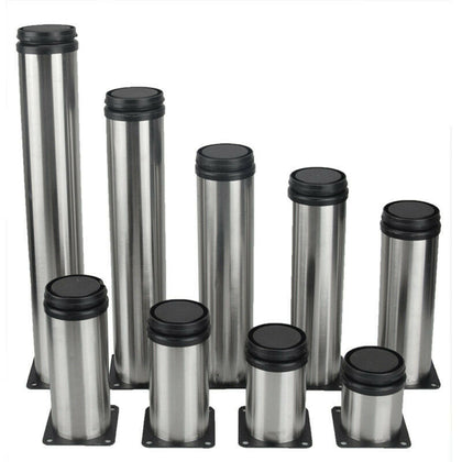 4x Replacement Stainless Steel Furniture Feet Cupboard Table Sofa Bed Legs