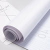 10M Plain Gloss White Vinyl Film Wrap Sticky Back Kitchen Cupboard Door Covering
