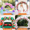 Extra Large Circle Balloon Arch Wedding Column Backdrop Stand Frame Kit 4.3x2.6M