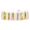 Tissue Paper Tassel Garland Bunting Confetti Paper Birthday Hanging Decorations
