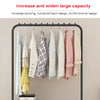 Heavy Duty Metal Clothes Rail Hanging Rack Garment Display Stand Storage Shelf