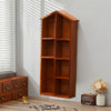 Vintage Wooden Storage Unit Wall Floating Shelves Storage Display Shelf Cabinet