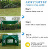 Gazebo 3x3M Heavy Duty Stronger Waterproof Fully Garden Canopy Tent With 4 Sides