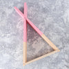 Wooden Triangle Wall Mounted Shelf Display Hanging Rack Storage Kids Room Decor