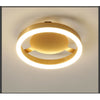 LED Golden Ring Ceiling Lamp Nordic Modern Minimalist Entrance Hallway Bedroom