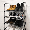 6 Tier Shoe Rack Lightweight Shoe Cabinet Metal Storage Pukkr