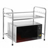 2 Layer Stainless Steel Microwave Oven Rack Stand Storage Holder Kitchen Shelf