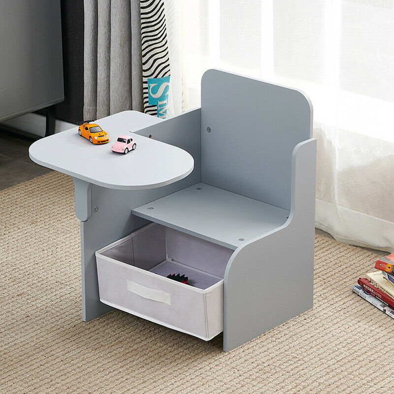 Children chair desk discount with storage bin