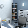 Decorotika Alice 5-Shelf Modern Corner Unit Bookcase Bookshelf Shelving Unit