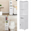 Tall Bathroom Tower Narrow Cabinet Waterproof Storage Tallboy Floor Cupboard uk