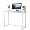 Foldable Computer Desk Study Table PC Laptop Workstation Metal Legs Home Office