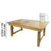 Bamboo Folding Laptop Stand Wood Bed Desk Bed Table Breakfast Tray M&W