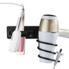 Hair Straightener Hair Dryer Holder Storage Aluminum Wall Mounted Rack Spiral UK
