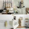 15 Hooks Coat Clothes Door Holder Rack Hook Wall Mounted Hanger Stainless Steel