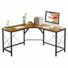 Extra Large L-shaped Desk Computer Desk Corner PC Workstation Table Home Office