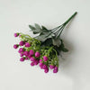 36 Heads Artificial Silk Flowers Bunch Wedding Home Grave Outdoor Bouquet UK