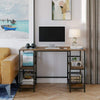 Corner Computer Desk PC Table Workstation Home Office Study Furniture Metal