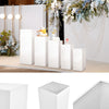 Luxury DIY Plinth Cylinder Dessert Pedestal Wedding Venue Cake Flower Stand Rack