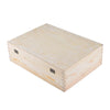 Selection of Wooden Plain A4 Size Storage Boxes / Documents Magazine Case Holder