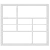 Stylish Display Shelf Space Saving Floating Wall Shelves Bookshelf Storage Unit