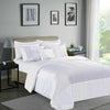 Luxury Duvet Cover Sets Diamante Band Crushed Velvet Quilt Cover Bedding Set