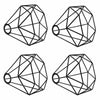 Industrial Geometric Ceiling Pendant Light Easy Fit Metal Cage Pendant Fixture
