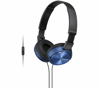 SONY MDR-ZX310APL Headphones - Blue - Currys