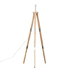 Tall Tripod Floor Lamp Base Wooden / Metal Lighting Modern Living Room Lights