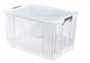 Space Saving 5Litre Clear Plastic Storage Boxes Stackable Stacking Clip Lock Lid