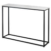 Wooden Free Standing Hallway Console Table Living Room Shelf Display Metal Legs