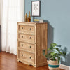 Corona Chest of Drawers Rustic 4 Drawer Mexican Solid Pine Waxed Bedroom Storage