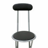 NEW! Black Padded Folding High Chair Breakfast Kitchen Bar Stool Seat