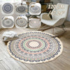 120CM Bohemia Style Round Morocco Area Rug Tassel Carpet Mat Floor Blanket A+