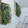 Artificial Plant Greenery Wall Hedge Grass Leaf Mat Fence Foliage Panel 60x40cm
