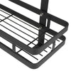 73CM Non Rust Bathroom Shower Shelf Storage Hanging Basket Caddy w/ 2 Hooks