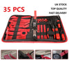 Car Audio Trim Removal Tool Kit 35pcs Radio Dash Clip Pry Plastic Set Door Panel