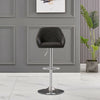 1/2/4X Bar Stools Gas Lift Swivel Stool Velvet Breakfast Chairs Metal Legs