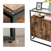 Vintage Sideboard, Storage Cabinet, Kitchen Cabinet with Glass Surface LSC013B01