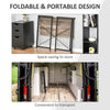 Folding Computer Desk Writing Study Table Industrial Home Office Workstation
