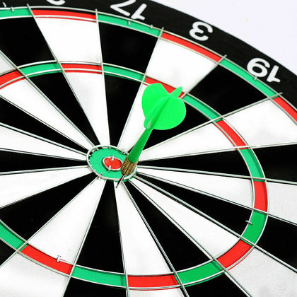 Dart Board 17 Inch Size Double Sided Dartboard For Family Game With 6 Dart 2021
