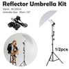 1/2pcs 225W Photo Studio Umbrella Light Stand Bulb Continuous Lighting Lamp Kit