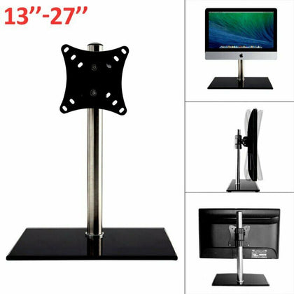 Single Computer Monitor Arm Mount Desks Stand 13-27”Screen LED TV Bracket Mounts
