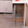 Soft Pull Out Storage Unit 800-1000mm Corner Cupboard 4 Baskets Larder Organizer